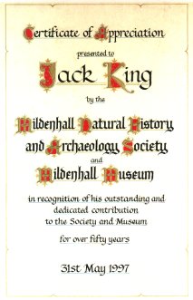 Certificate with illuminated initials