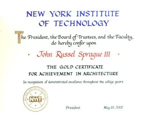  for the New York Institute of Technology
