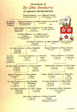 Swinburne Family Tree